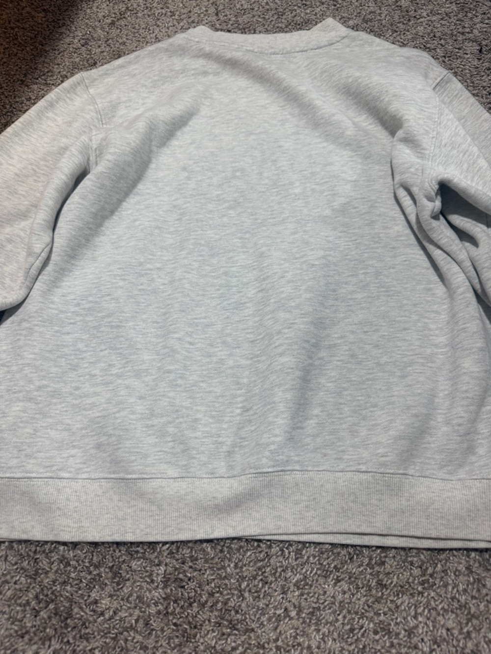 White Fox Boutique Light Gray Sailing Club Logo Sweatshirt - Picture 7 of 7